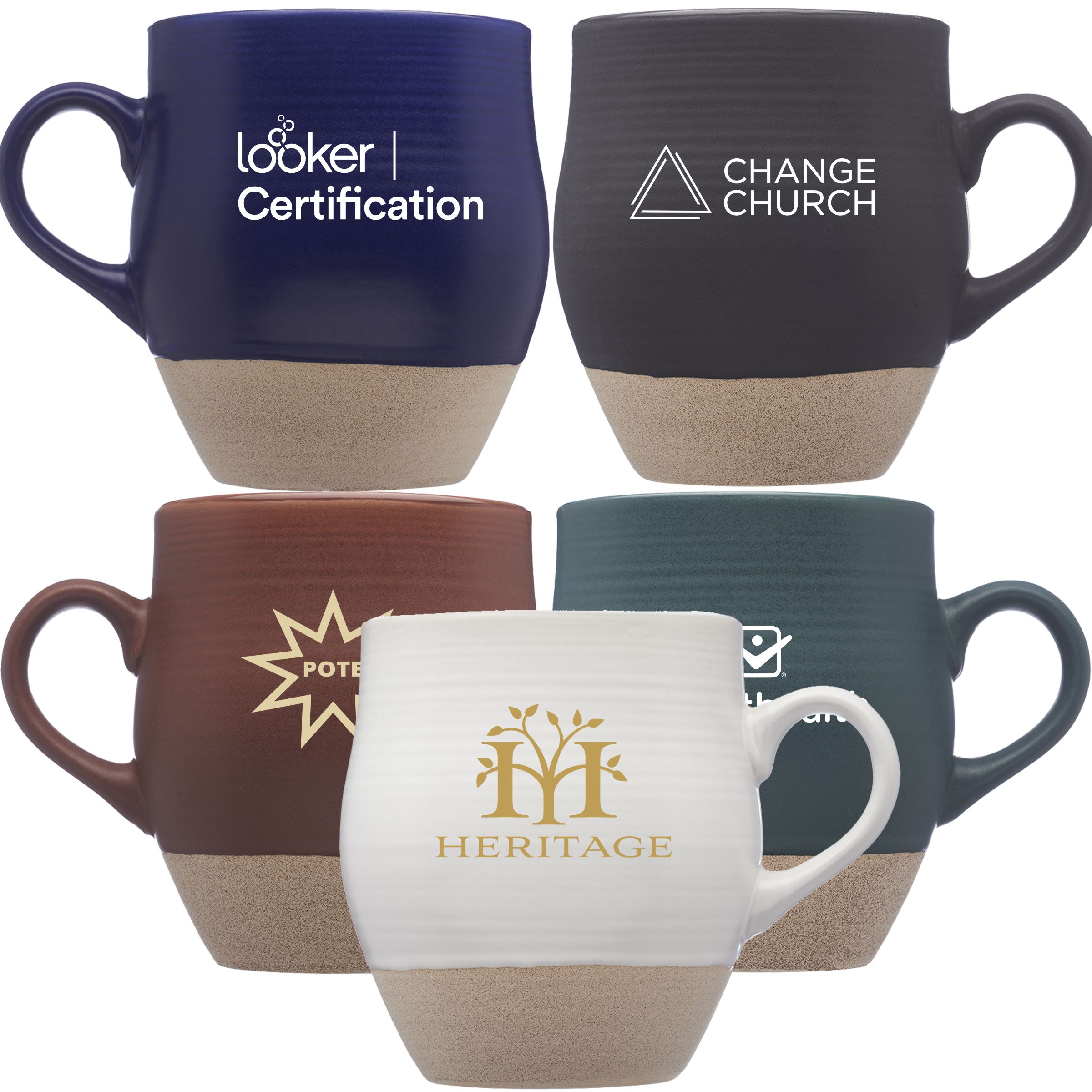 The Masterpiece 16oz Ceramic Mug With Handle -  4.5" H x 3.5" W
